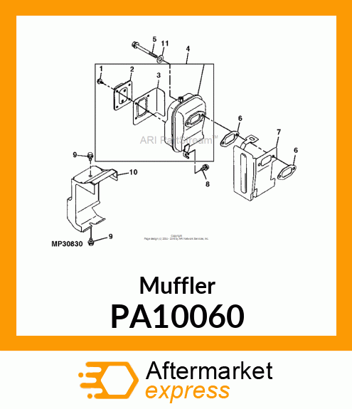 Muffler PA10060