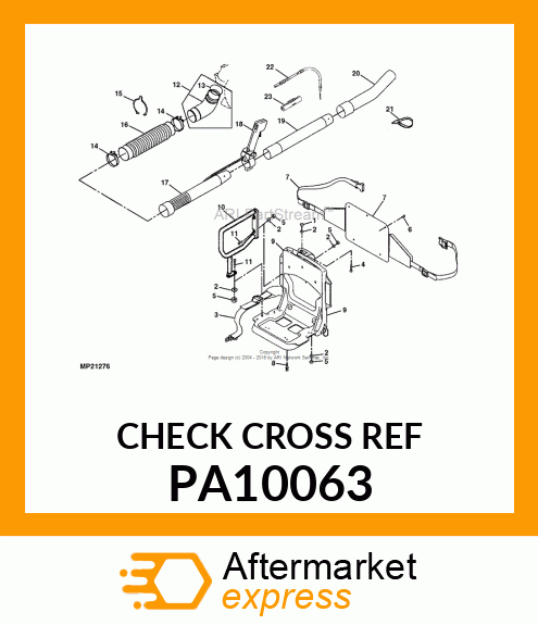 PAD FRAME BLOWERS PA10063