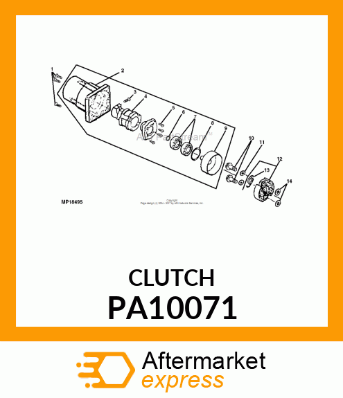 CLUTCH ASSY, TLE23 PA10071