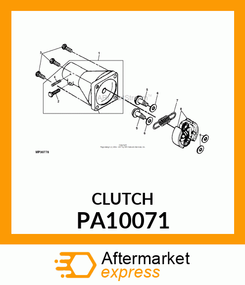 CLUTCH ASSY, TLE23 PA10071