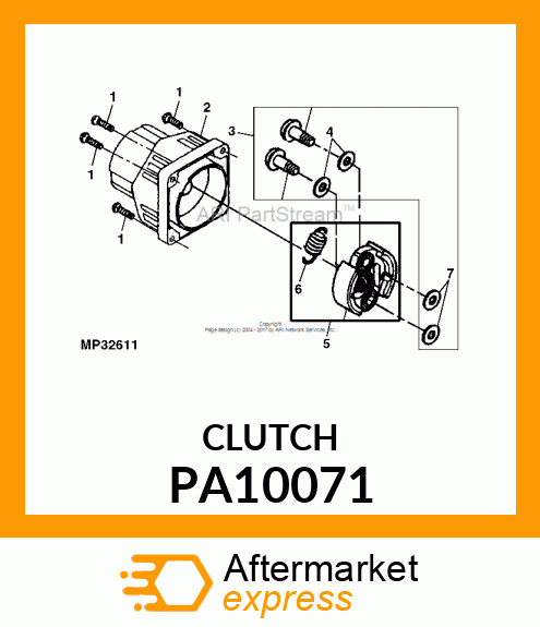 CLUTCH ASSY, TLE23 PA10071