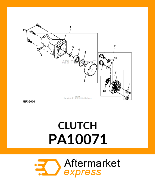 CLUTCH ASSY, TLE23 PA10071