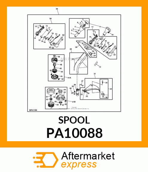 SPOOL W/STRING, .080" B PA10088