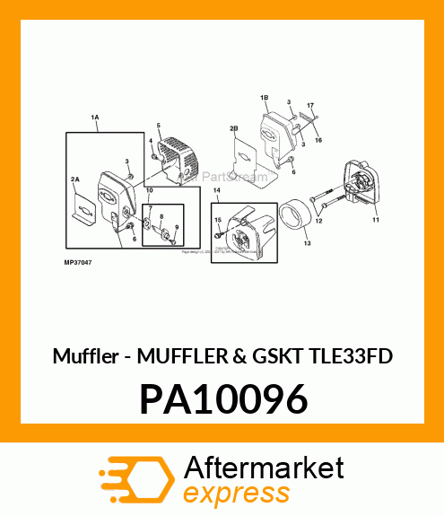 Muffler PA10096