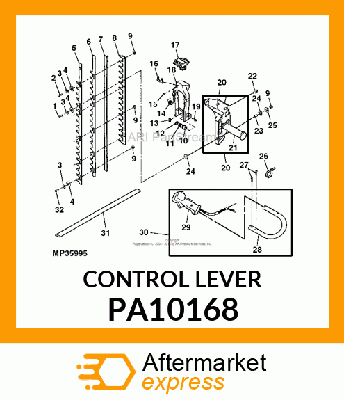 Control Lever PA10168