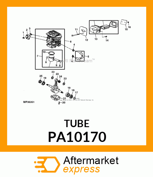 Air Flow Tube PA10170