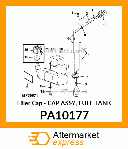 Filler Cap PA10177