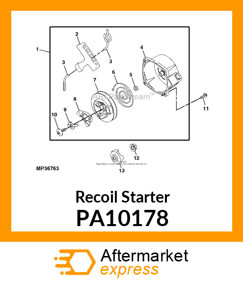 Recoil Starter PA10178