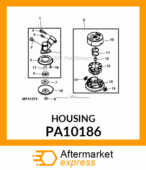 Housing PA10186