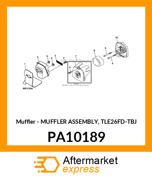 Muffler PA10189