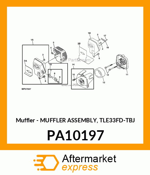 Muffler PA10197