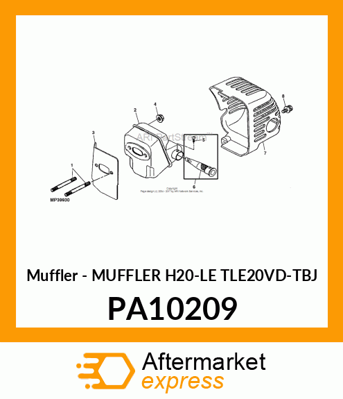 Muffler PA10209