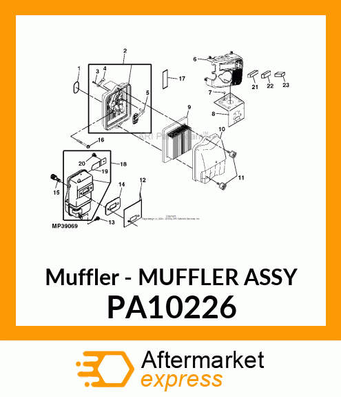 Muffler PA10226