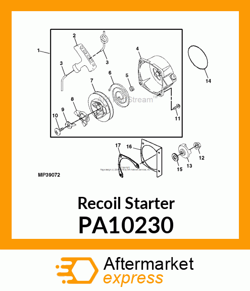 Recoil Starter PA10230