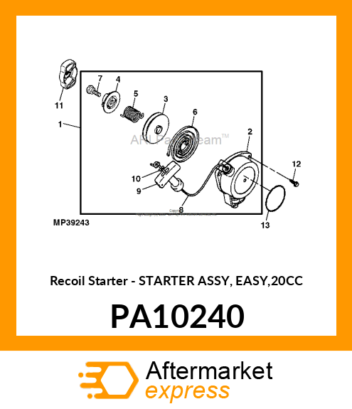 Recoil Starter PA10240