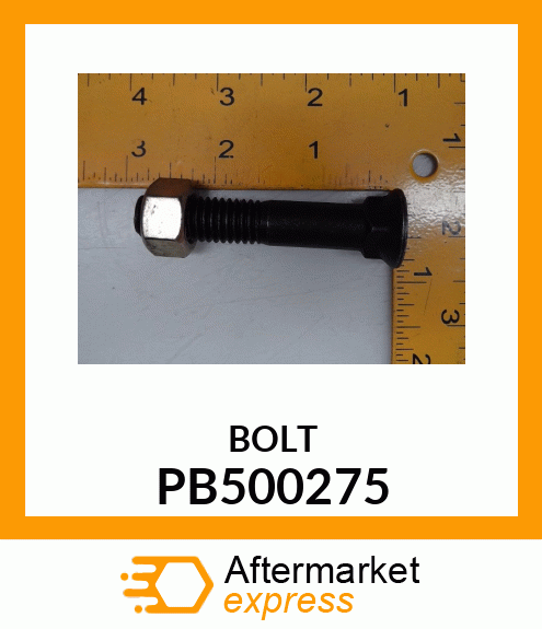 PLOW BOLT W/NUT PB500275