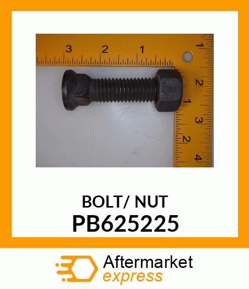 PLOW BOLT W/NUT PB625225