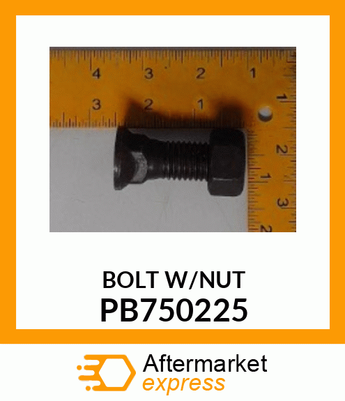 Box of #3 Grade 8 Plow Bolts and Nuts PB750225