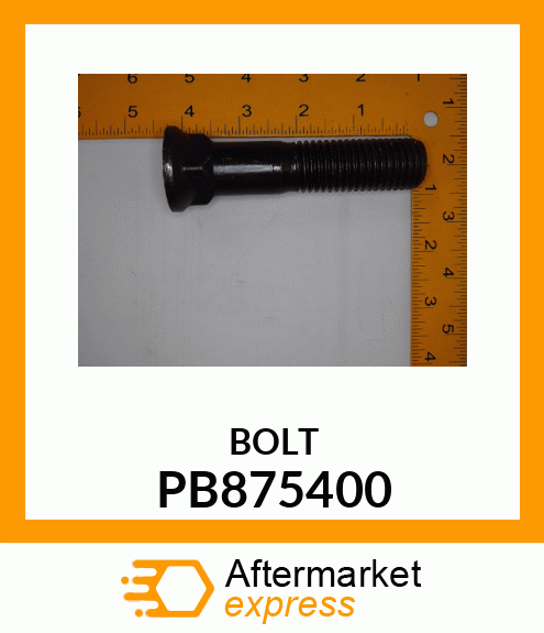 PLOW BOLT W/NUT PB875400