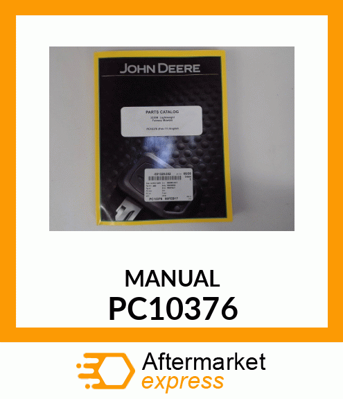 Paper Parts Catalog - 3235B LIGHTWEIGHT FAIRWAY MOWER PC10376