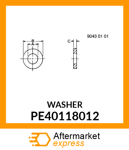 WASHER PE40118012