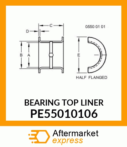 BEARING TOP LINER PE55010106