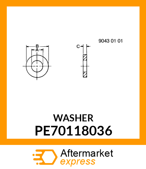 WASHER PE70118036