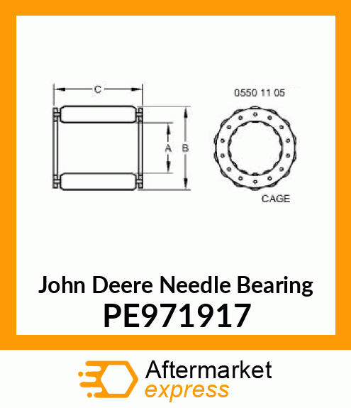 NEEDLE BEARING PE971917