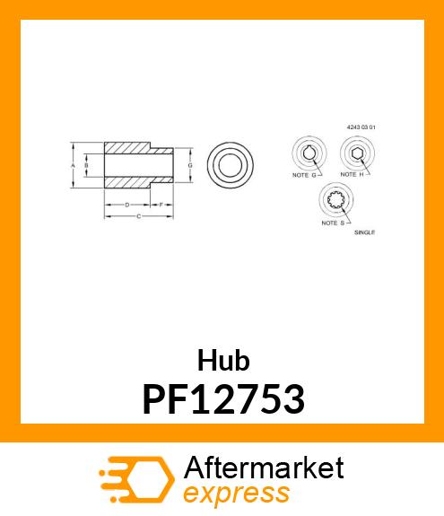 Hub PF12753