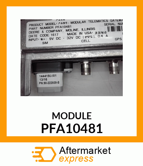 Electronic Control Unit - ELECTRONIC CONTROL UNIT, 3G MTG ASS PFA10481