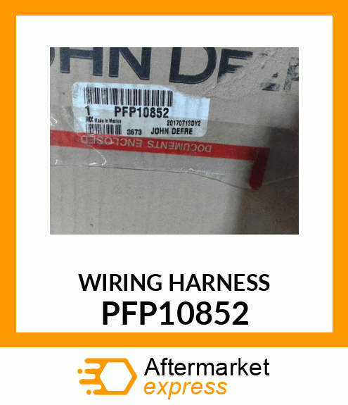 WIRING HARNESS, JD APPLICATION CONT PFP10852