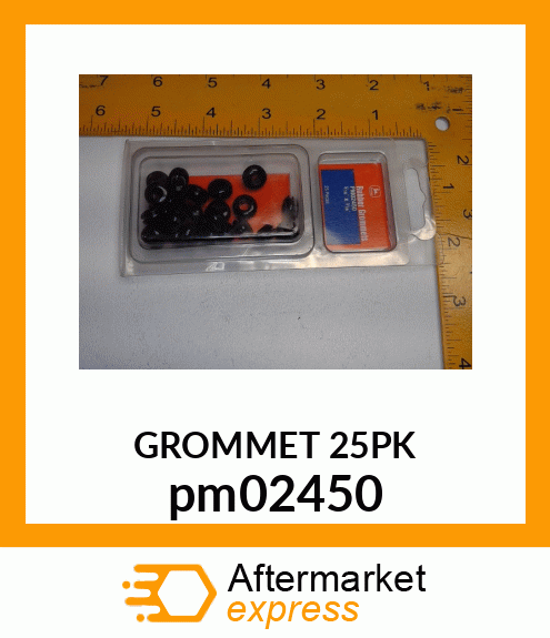 5/16" BLACK VINYL GROMMETS,25PCS. pm02450