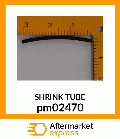 1/8" BLACK HEATSHRINK TUBING,10PCS. pm02470