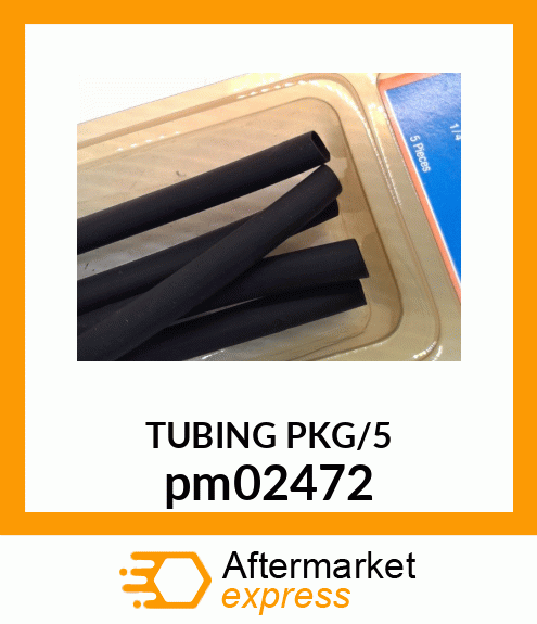 1/4" BLACK HEATSHRINK TUBING,10PCS. pm02472