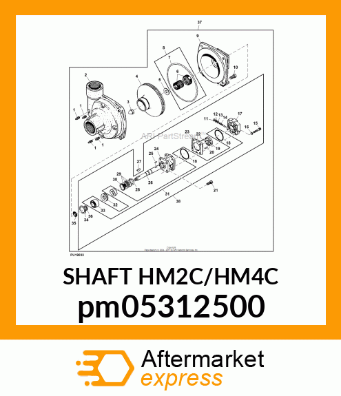 SHAFT (HM2C/HM4C) pm05312500