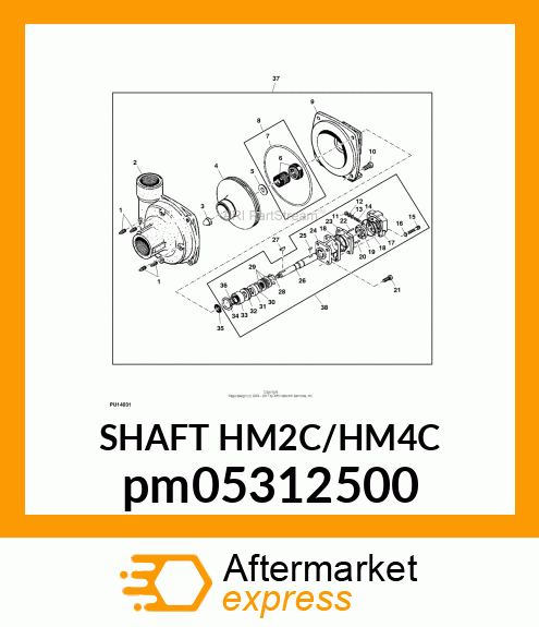 SHAFT (HM2C/HM4C) pm05312500