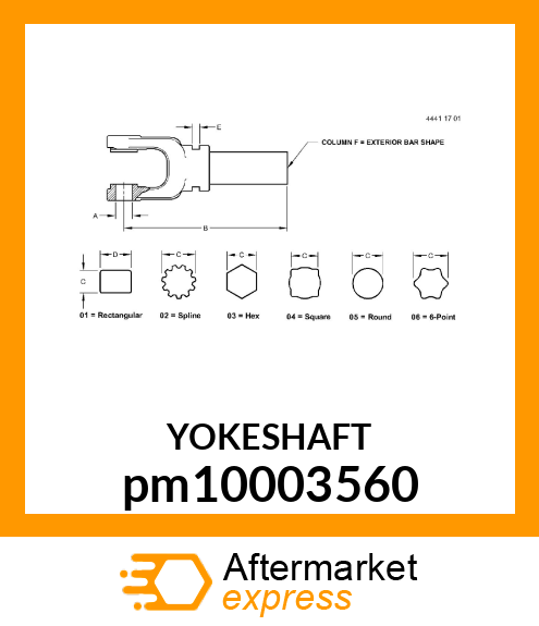 SHAFT pm10003560