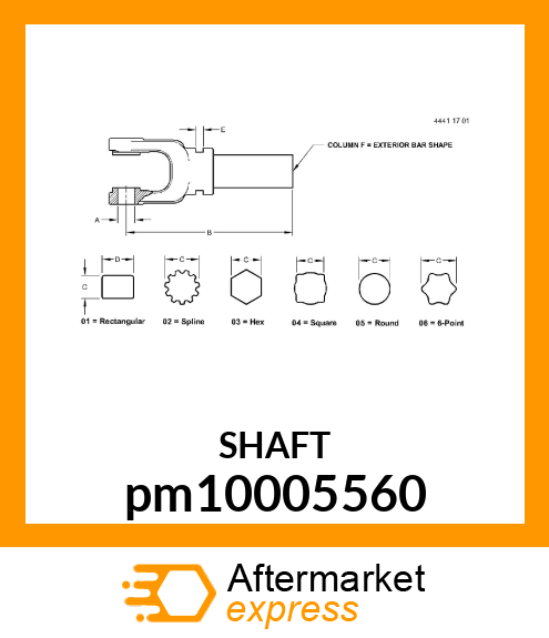 SHAFT pm10005560