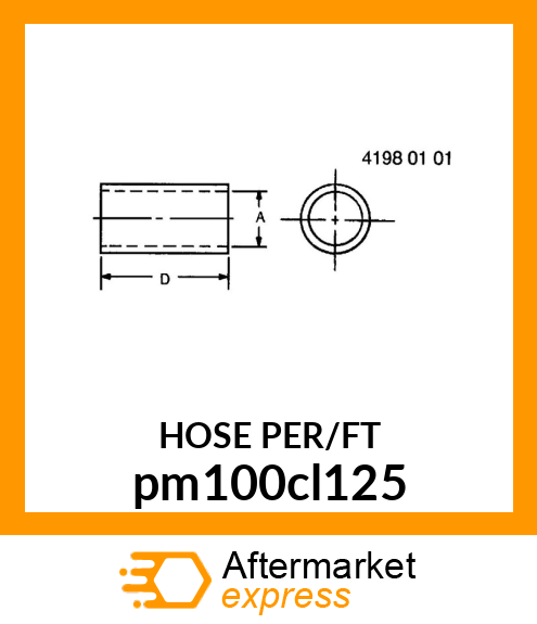 SUCTION/DISCHARGE HOSE 1 1/4"JDS205 pm100cl125