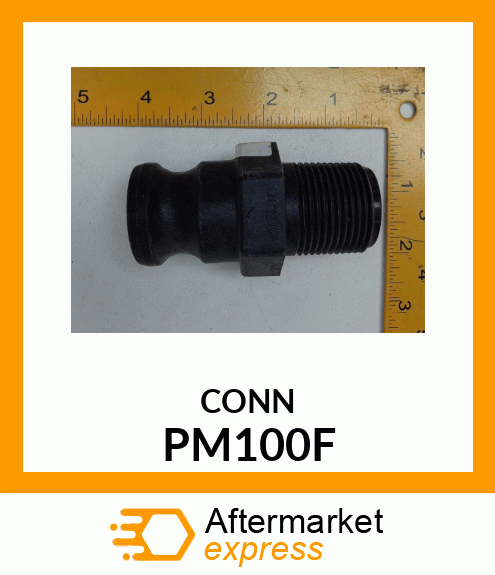 ADAPTER, MALE POLY CAM 1IN PM100F