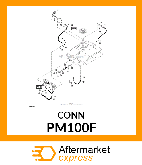 ADAPTER, MALE POLY CAM 1IN PM100F