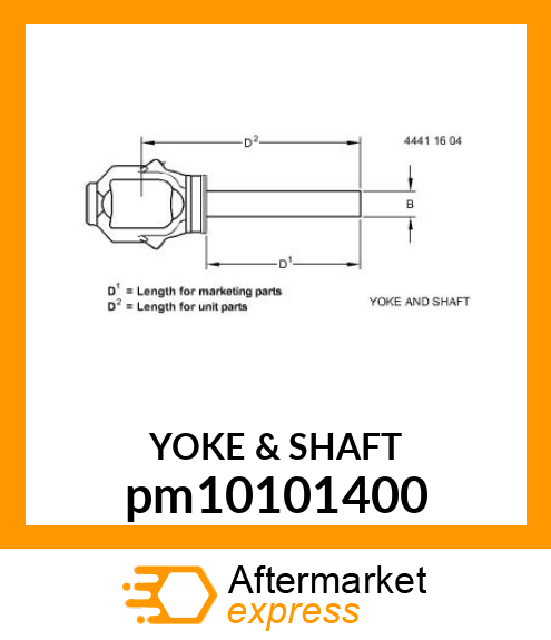 YOKE amp; SHAFT pm10101400