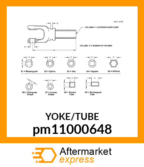 TUBE ASSEMBLY (U.S. amp; CANADA) pm11000648