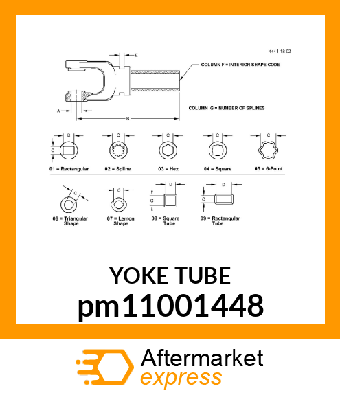 TUBE ASSEMBLY (U.S. amp; CANADA) pm11001448