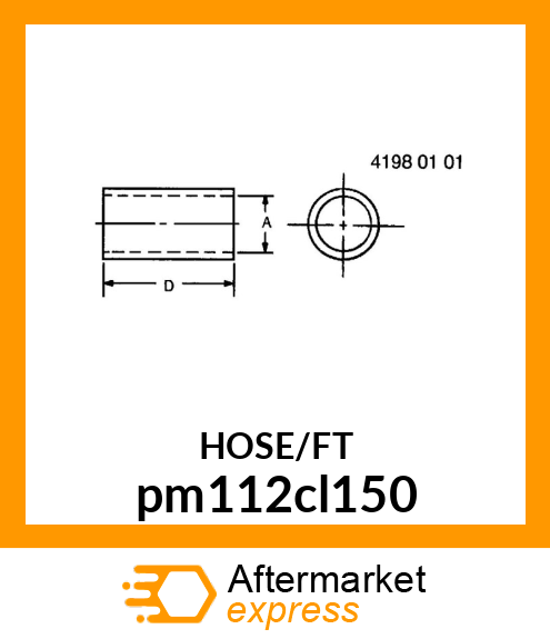 HOSE, CLEAR SUCTION pm112cl150