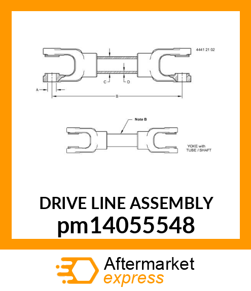 DRIVE LINE ASSEMBLY pm14055548