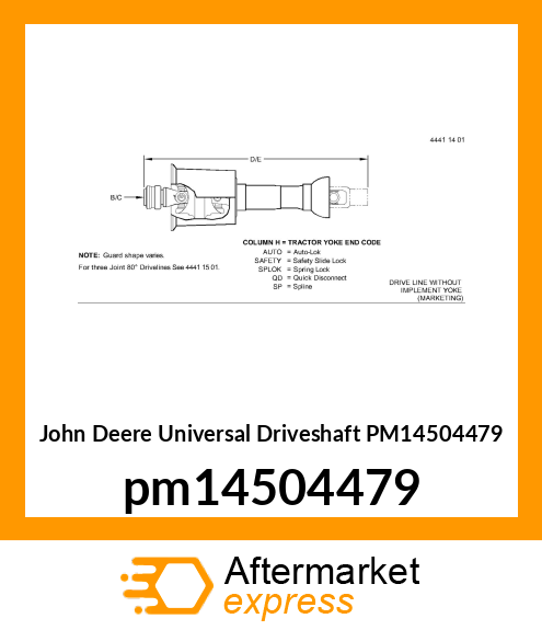 DRIVELINE pm14504479