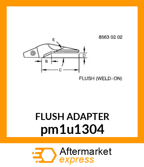 FLUSH ADAPTER pm1u1304