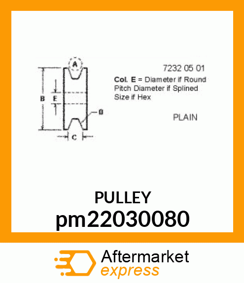 PULLEY pm22030080