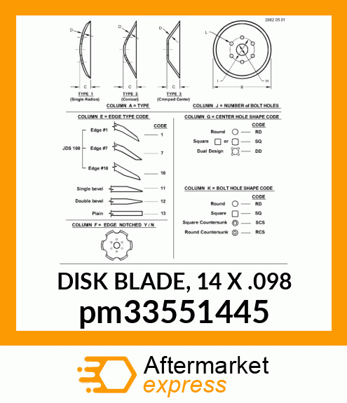 DISK BLADE, 14 X .098 pm33551445